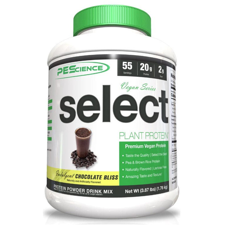 PEScience Select Vegan Protein (55 servings) new-value-size-pescience-select-vegan-protein-55-servings Vegan Protein Chocolate Bliss PEScience