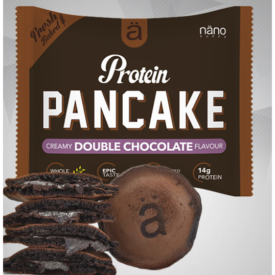 Nano Supplements Protein Pancake (1 Pancake) Protein Snacks Double Chocolate BEST BY April 20, 2023 Nano Supplements copy-of-nano-supplements-protein-pancake-1pancake