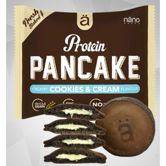 Nano Supplements Protein Pancake (Box of 12) nano-supplements-protein-pancake-box-of-12 Protein Snacks Vanilla,Chocolate BEST BY April 24, 2023,Caramel BEST BY April 23, 2023,Peach Jam BEST BY March 25, 2023,Cookies & Cream BEST BY April 20, 2023,Blueberry,Double Chocolate  BEST BY April 20, 2023,LIMITED XMAS EDITION Speculoos Spiced Cookie,Brownie - Caramel BEST BY April 19, 2023 Nano Supplements