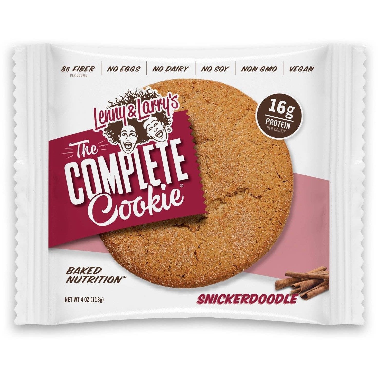Lenny & Larry's Vegan Protein Cookie (1 cookie) Protein Snacks Snickerdoodle Lenny & Larry lenny-larrys-protein-cookie-1-cookie