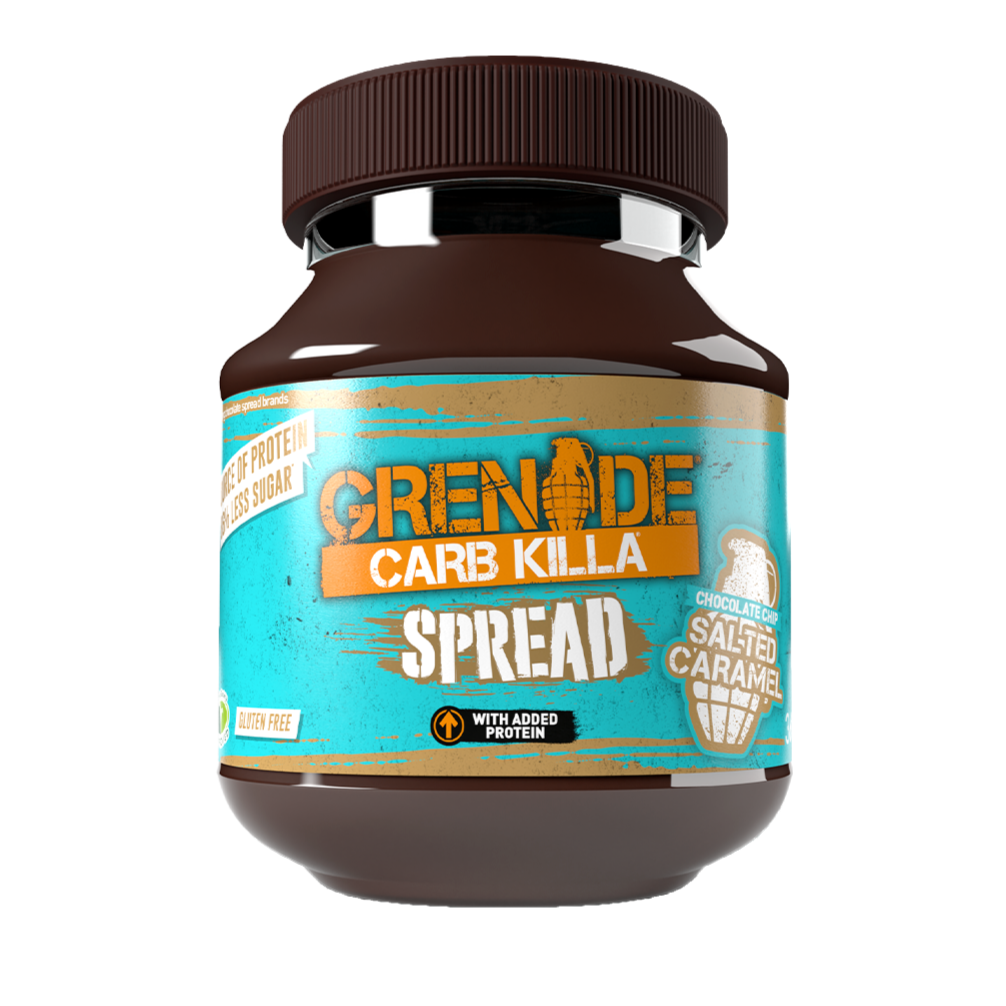 Grenade Carb Killa Keto PROTEIN SPREAD Protein Snacks Chocolate Chip Salted Caramel Grenade