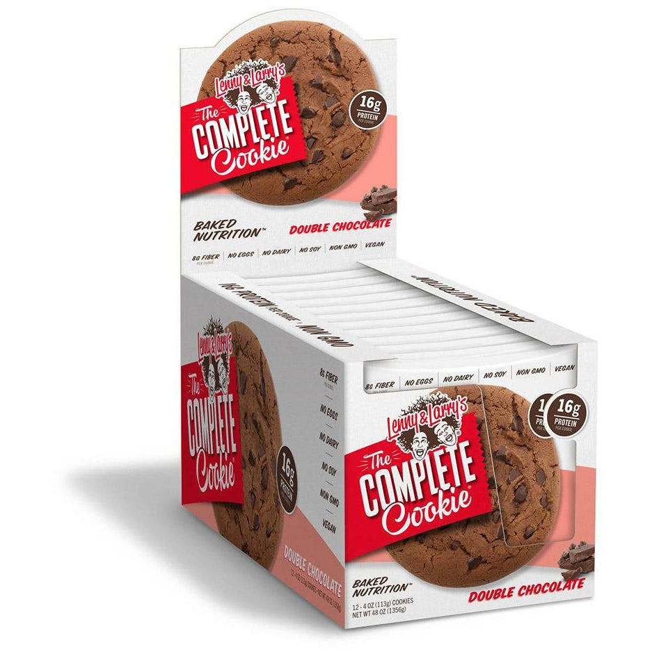 Lenny & Larry's Vegan Protein Cookie (Box of 12) Protein Snacks Double Chocolate Chip Lenny & Larry