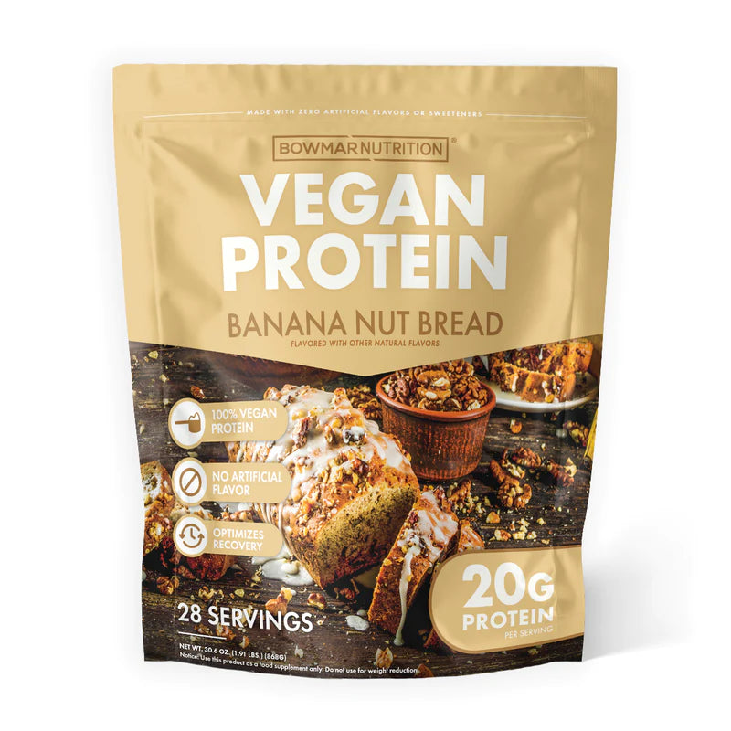 Bowmar Nutrition Vegan Protein (2lb) bowmar-nutrition-vegan-protein-2lb Vegan Protein Banana Nut Bread bowmar