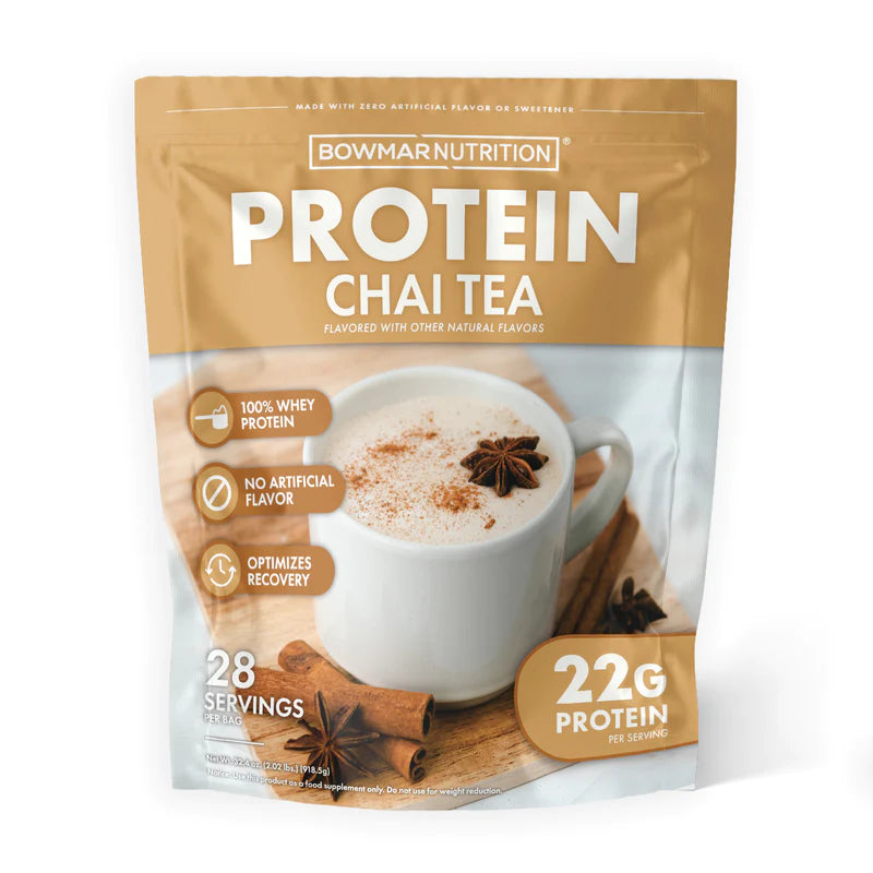 Bowmar Nutrition Whey Protein Powder (2 lbs) Whey Protein Chai Tea Bowmar Nutrition