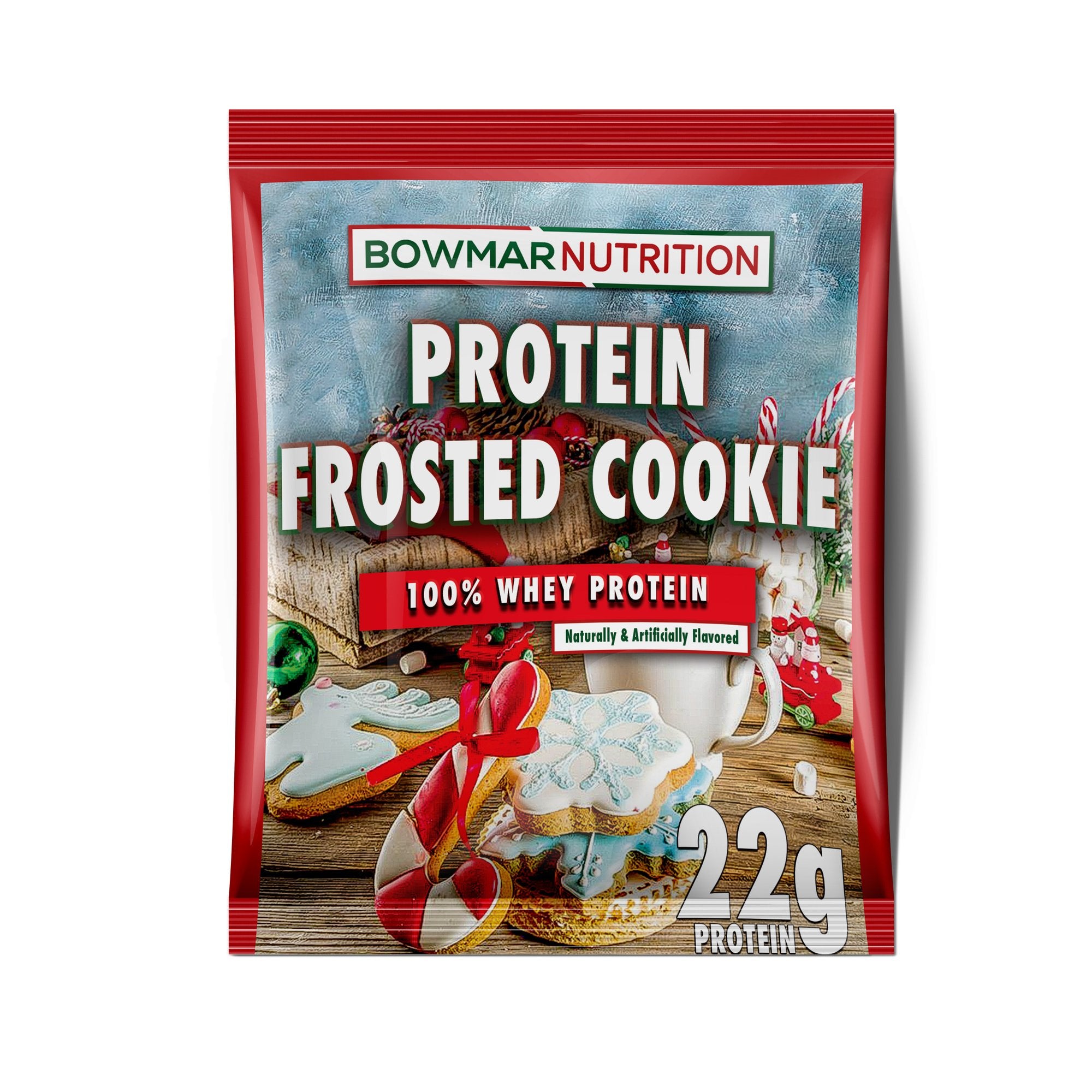 Bowmar Whey Protein Powder Sample (1 serving) bowmar-protein-powder-sachet-1-packet Protein Snacks Frosted Cookie bowmar