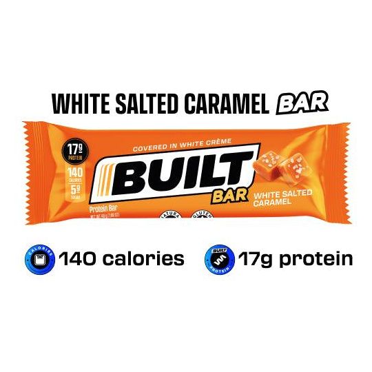 Built Protein Bar (1 bar) Protein Snacks White Salted Caramel Built Bar