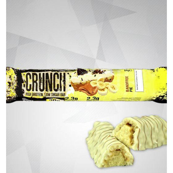 Warrior Crunch Low-Carb Protein Bar (1 Bar) Protein Snacks Banoffee Pie warrior supplements