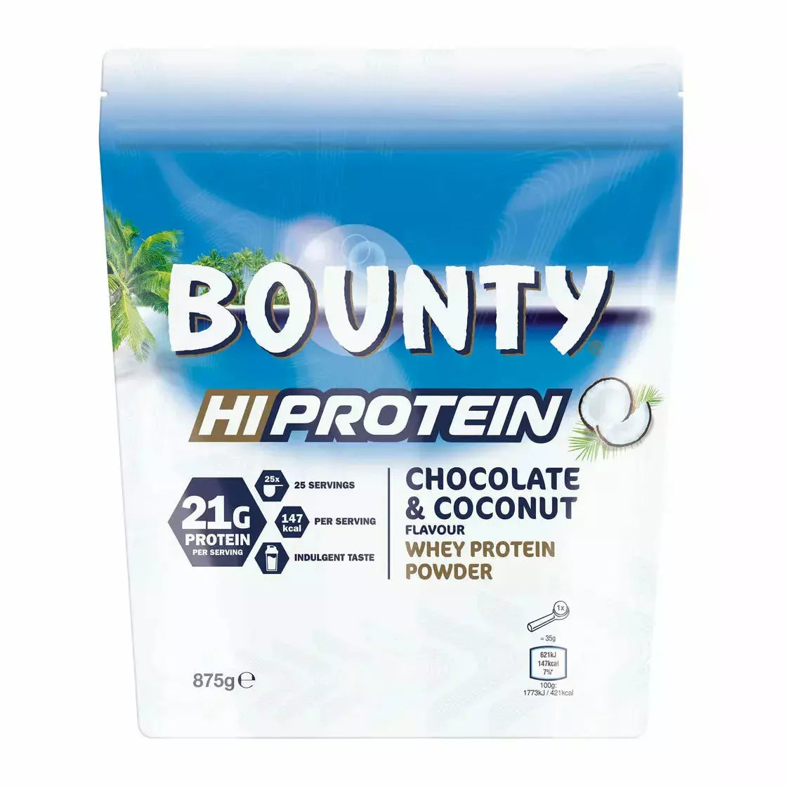 MARS Brand Hi Protein Whey Protein Powder (25 servings) Whey Protein Bounty BEST BY OCT 14. 2022 HiProtein