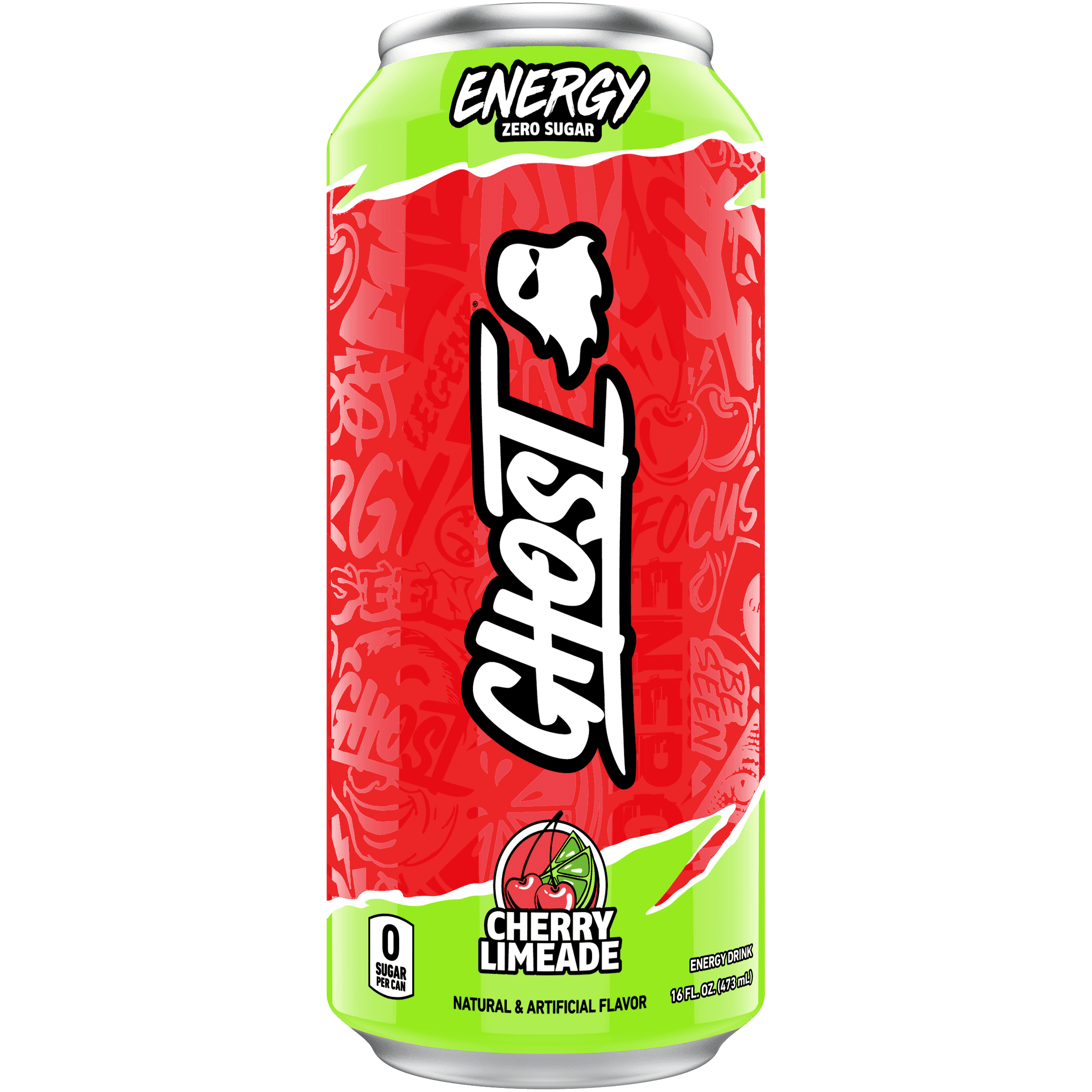 GHOST Energy Drink (1 can) Protein Snacks Cherry Limeade GHOST