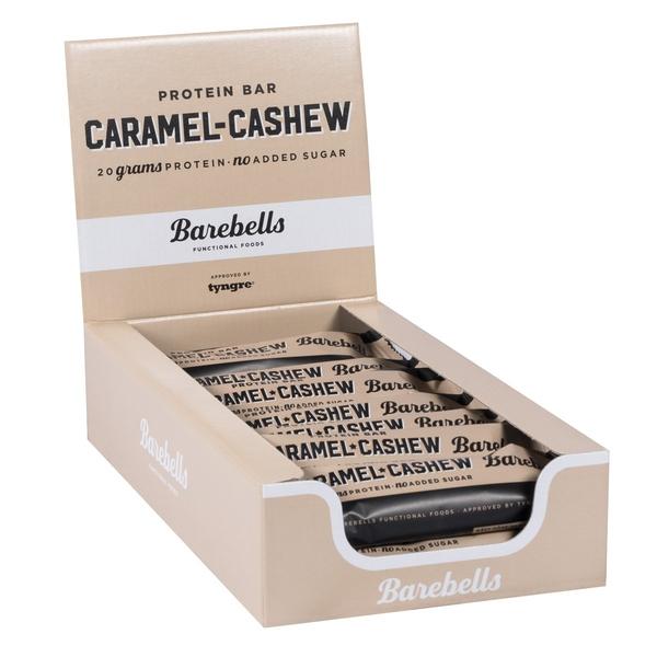 Barebells Protein Bar (Box of 12) Protein Snacks Caramel & Cashew BEST BY FEB/2023 Barebells