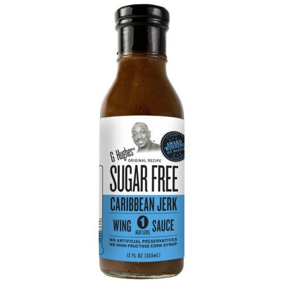 G Hughes Sugar Free Wing Sauce (355 ml) sauce Caribbean Jerk G Hughes