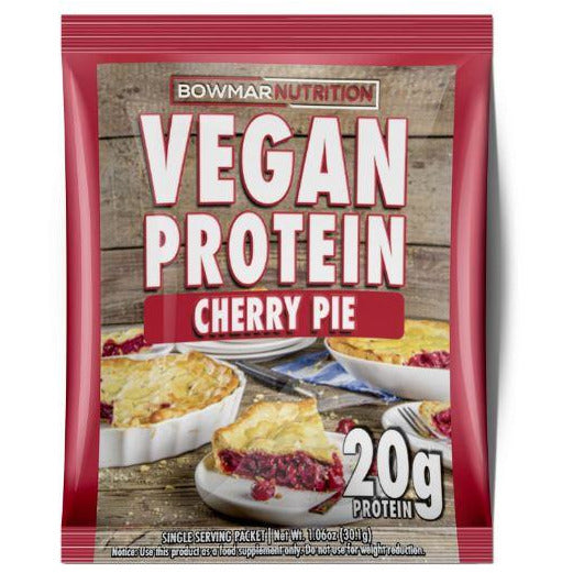 Bowmar VEGAN Protein Powder Sample (1 serving) Protein Snacks Cherry Pie bowmar