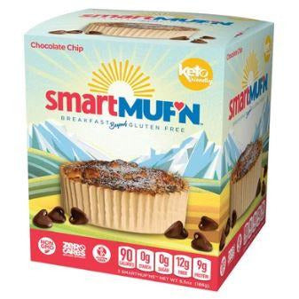 Smart Baking Smartmuf'n (3 pack) *KEEP FROZEN* smartmufn-3-pack-keep-frozen protein snacks Chocolate Chip SmartBaking