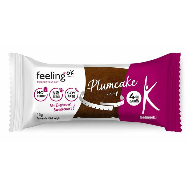 FeelingOK Keto Protein Plumcake (1 cake) BEST BY JUNE 2023 Protein Snacks Cocoa FeelingOK