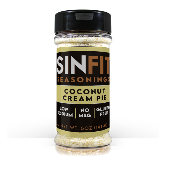 Sinfit Nutrition Seasonings Protein Snacks Coconut Cream Pie Sinfit Nutrition