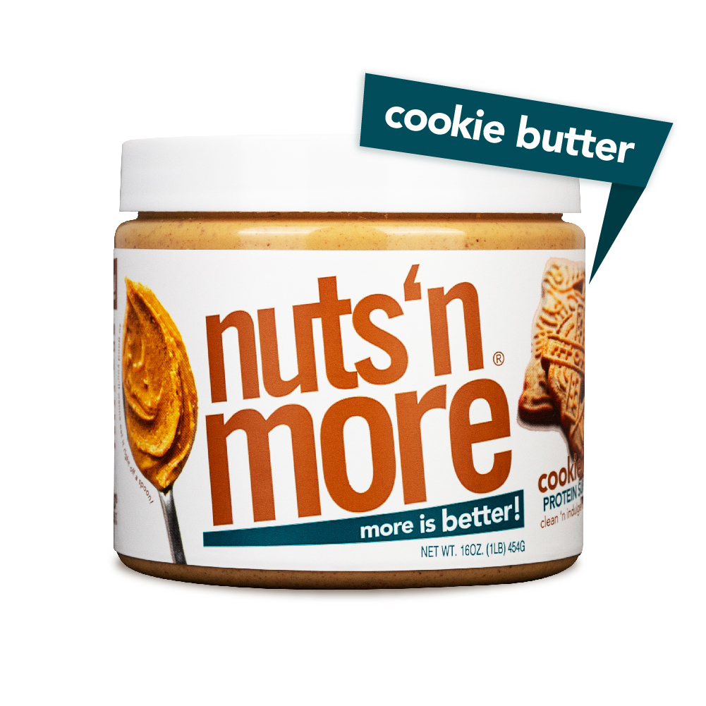 Nuts 'n More Protein Peanut Butter Protein Snacks Cookie Butter,Salted Caramel,Toffee Crunch,Birthday Cake,Chocolate Maple Pretzel,Peanut Butter,Dark Chocolate BEST BY April 13 2022,Cookie Dough,White Chocolate Pretzel,Apple Crisp,Spiced Pumpkin Pie *LIMITED EDITION*,Banana Nut BEST BY May 4 2022,Cookies 'N Cream,Gingerbread,Peañut Colada,Wild Honey Nuts 'n More