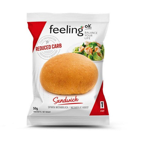 FeelingOK Keto Protein Sandwich Bun (1 bun) feelingok-sandwich-bun-1-bun Protein Snacks FeelingOK