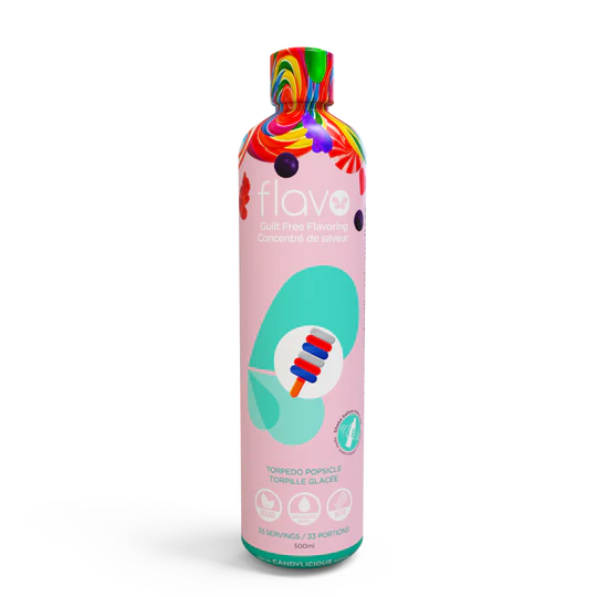 Flavolicious Zero Calorie Syrups (500ml) Torpedo Ice Pop  BEST BY JUL/2023 Flavolicious