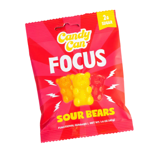Candy Can KETO Gummies (1 bag) candy-can-gummies-1-bag Protein Snacks Focus- Sour Bears (Strawberry, Peach/Apricot/Mango, Lemon/Lime) Candy Can