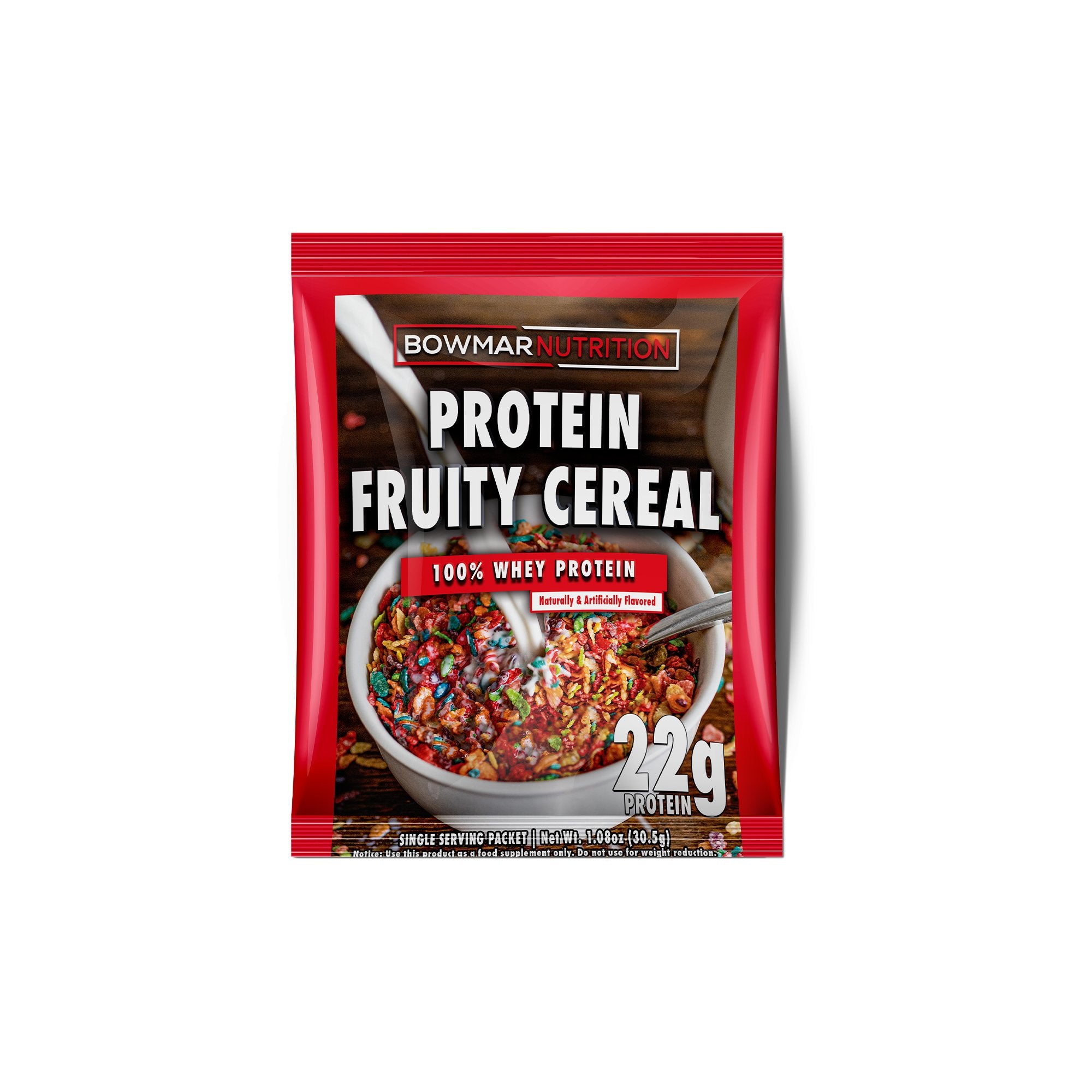 Bowmar Whey Protein Powder Sample (1 serving) bowmar-protein-powder-sachet-1-packet Protein Snacks Fruity Cereal bowmar