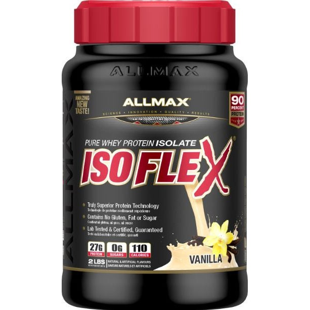 ALLMAX Isoflex (2 LBS) Whey Protein Vanilla Allmax Nutrition isoflex