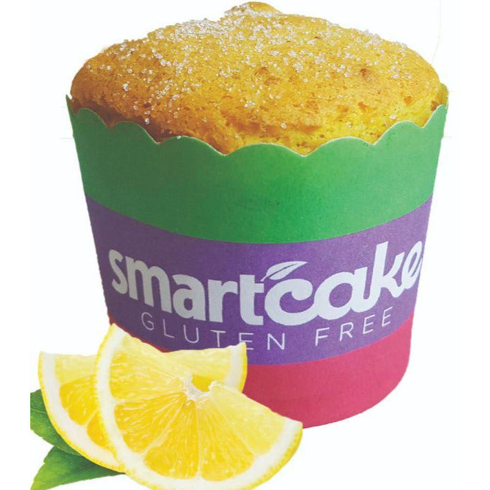 Smart Baking SmartCakes Gluten Free 0 Carb Cakes (1 pack of 2 cakes) * KEEP FROZEN* Protein Snacks Lemon SmartBaking