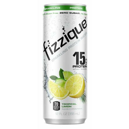 Fizzique Sparkling Protein Water (1 can) Tropical Limon fizzique