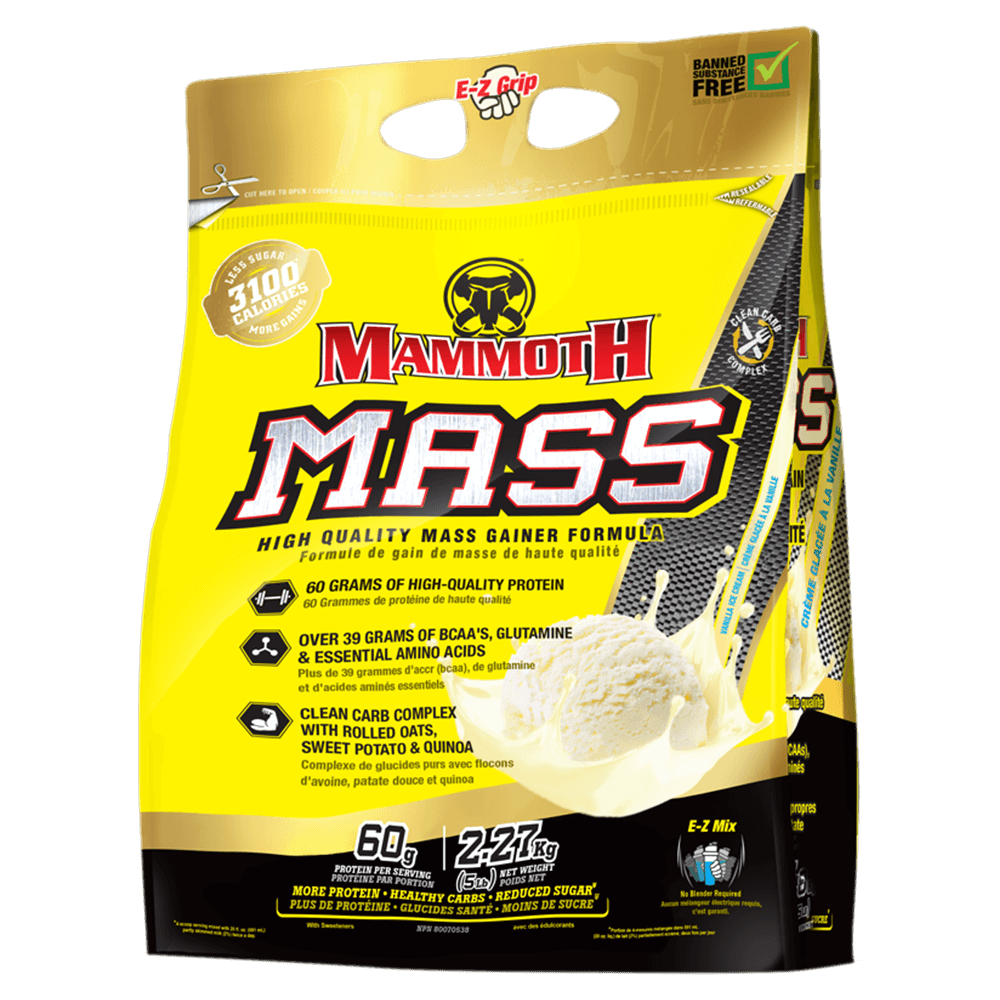 Mammoth Mass (5 lbs) Mass Gainers Vanilla Mammoth