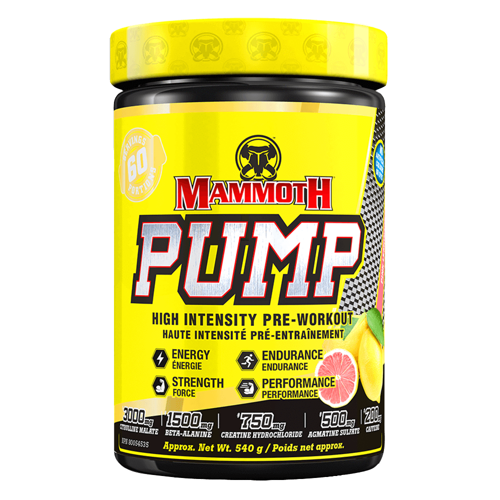Mammoth Pump Pre-Workout (60 servings) Pre-workout Pink Lemonade Mammoth
