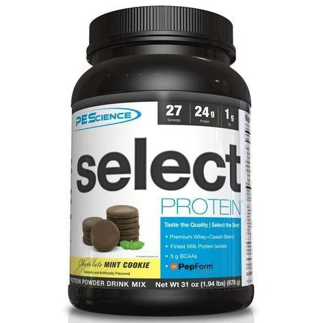 PEScience Select Protein (27 servings) pescience-select-protein-30-servings Whey Protein Blend Chocolate Mint Cookie PEScience