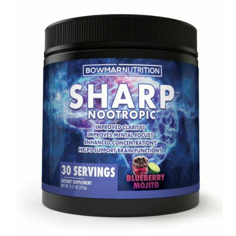 Bowmar Nutrition SHARP Nootropics (30 servings) nootropics Blueberry Mojito | Stim Bowmar nutrition