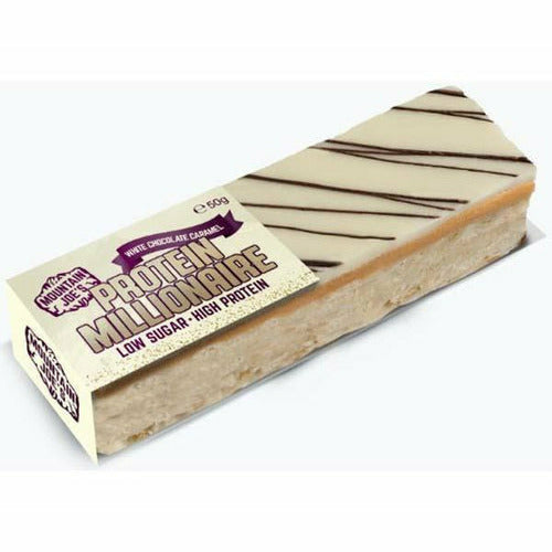 Mountain Joe's Protein Millionaire Bar (1 bar) Protein Snacks White Chocolate Caramel BEST BY DEC 01/2022 Mountain Joe's mountain-joes-protein-millionaire-bar-1-bar
