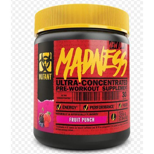 Mutant Madness (30 servings) Pre-workout Fruit Punch Mutant