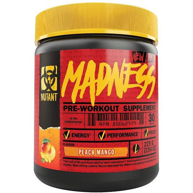 Mutant Madness (30 servings) Pre-workout Peach Mango Mutant mutant-madness-50-servings