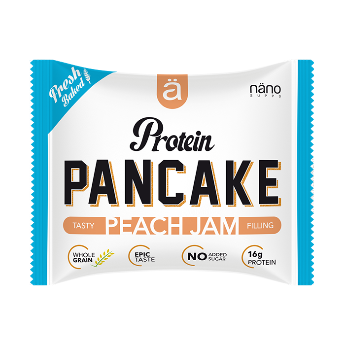 Nano Supplements Protein Pancake (1 Pancake) Protein Snacks Peach Jam BEST BY March 25, 2023 Nano Supplements copy-of-nano-supplements-protein-pancake-1pancake