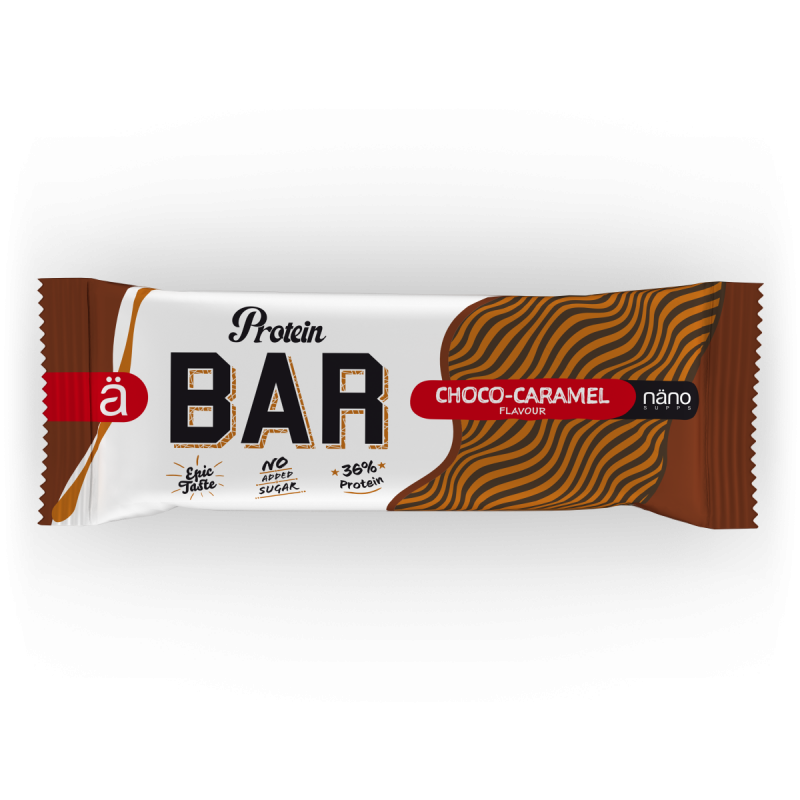 Nano Supplements Protein Bar (1 bar) Protein Snacks Choco & Caramel Nano Supplements
