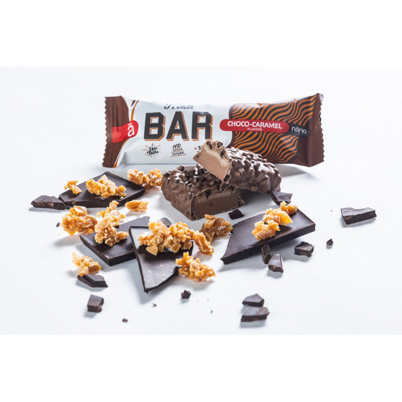 Nano Supplements Protein Bar (1 bar) Protein Snacks Cookies & Cream BEST BY MAY 26, 2023,Caramel Peanut BEST BY MAY 26, 2023,Choco & Caramel Nano Supplements