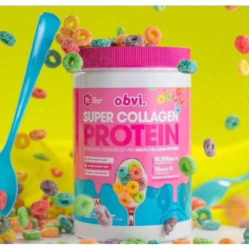 Obvi Flavoured Collagen Protein (30 servings) collagen Fruity Cereal BEST BY 03/23 OBVI