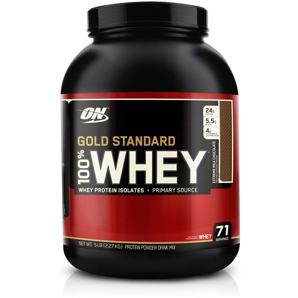 Optimum Nutrition Gold Standard Protein (5 lbs) Whey Protein Blend Extreme Milk Chocolate Optimum Nutrition
