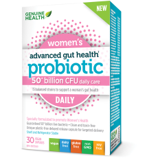 Genuine Health Probiotic 50 billion Women (30 capsules) - Top Nutrition and Fitness Canada