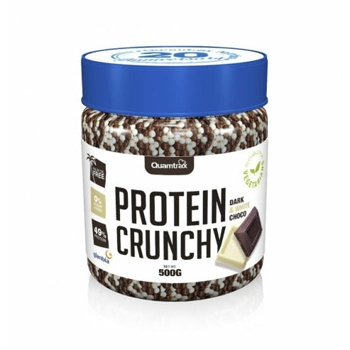 Quamtrax Nutrition Protein Crunchy (500g) Protein Snacks Dark & White Chocolate Quamtrax Nutrition