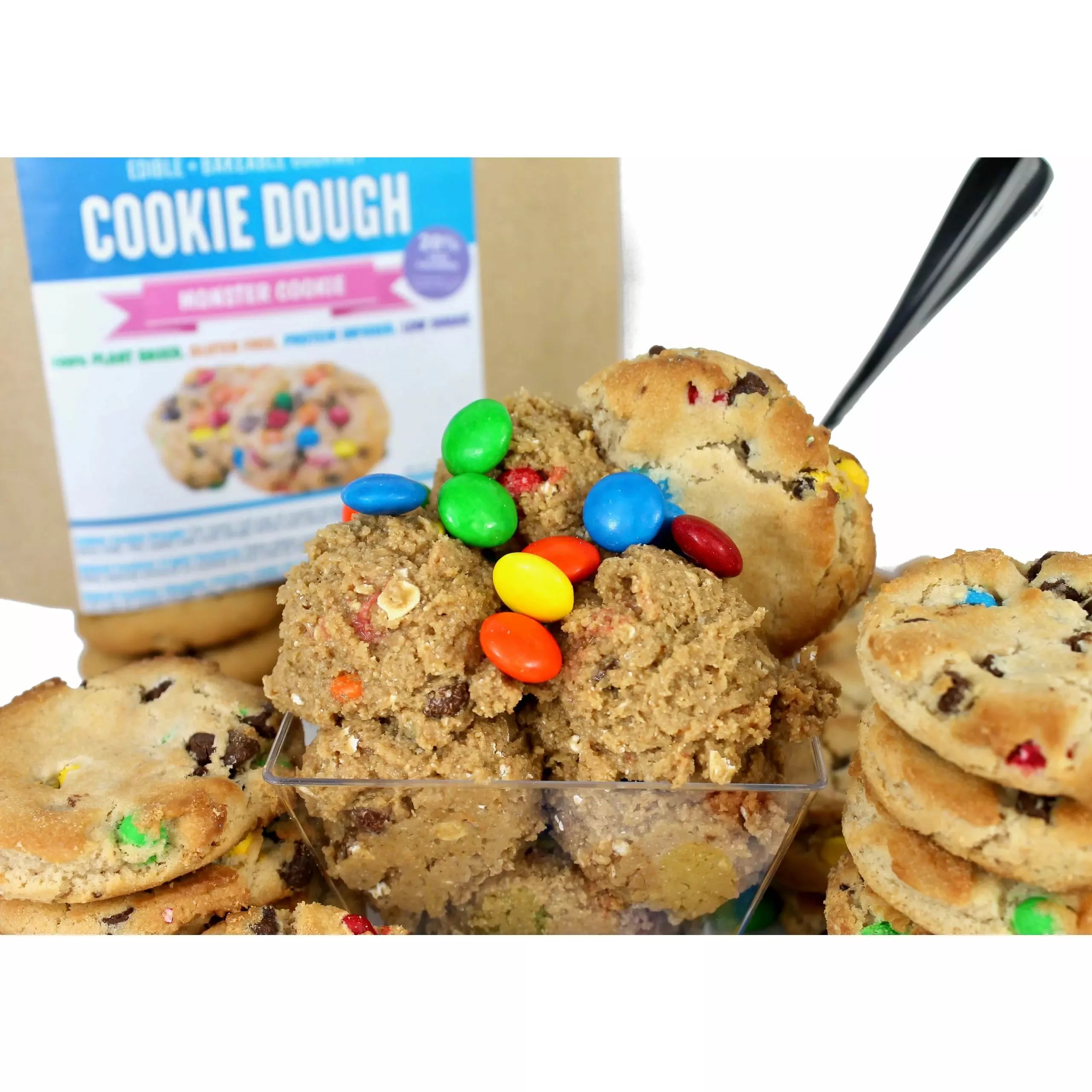 Kingline Nutrition VEGAN Protein Cookie Dough LITE DIY MIX (10 oz bag) Protein Snacks Monster Cookie Kingline Nutition