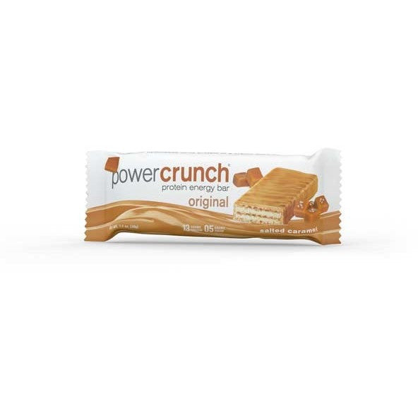 Power Crunch Protein Bar (1 bar) Protein Snacks Salted Caramel BEST BEFORE NOV/2022 Power Crunch