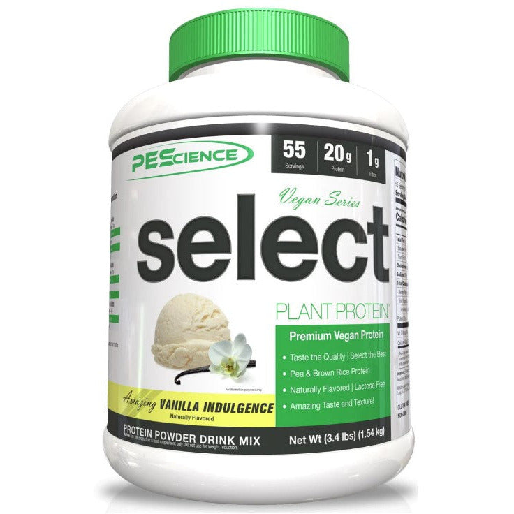 PEScience Select Vegan Protein (55 servings) Vegan Protein Vanilla Indulgence PEScience