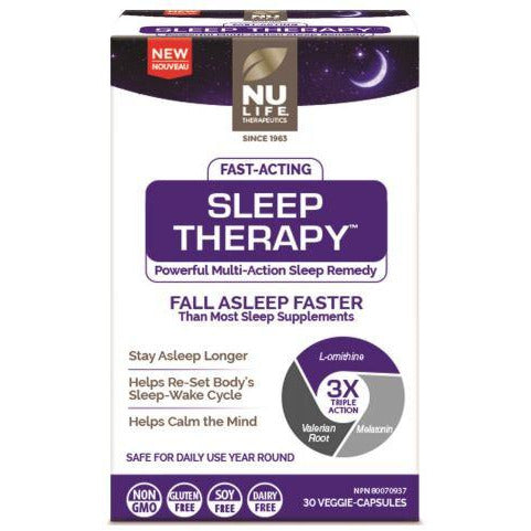 Nu Life Sleep Therapy (30 caps) - Top Nutrition and Fitness Canada