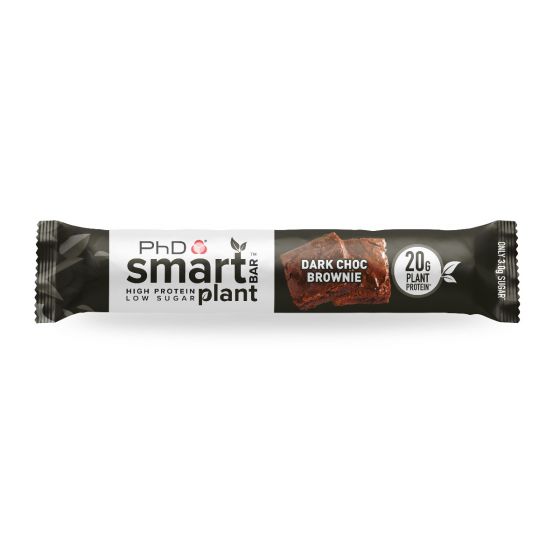 PhD Smart Bar PLANT (vegan) (1 bar) Protein Snacks Dark Chocolate Brownie PhD