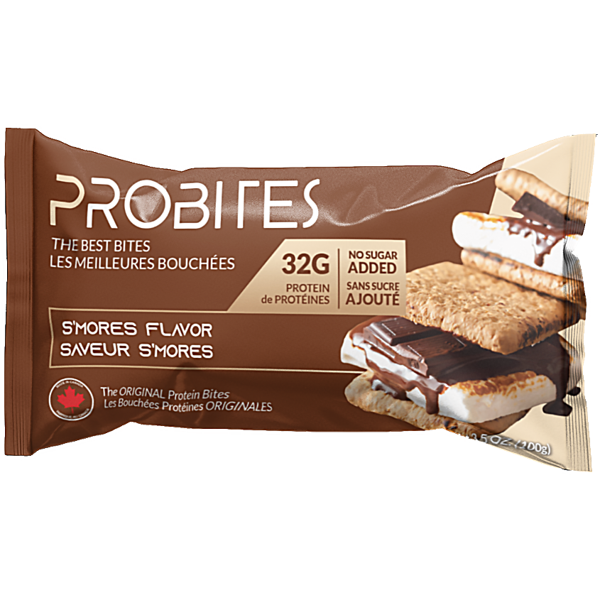 ProBites (1 pack of 2 bites) *KEEP IN FRIDGE OR FREEZER* Protein Snacks S'Mores ProBites