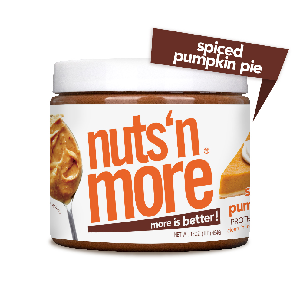 Nuts 'n More Protein Peanut Butter Protein Snacks Spiced Pumpkin Pie *LIMITED EDITION* Nuts 'n More
