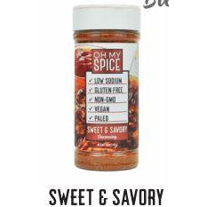 Oh My Spice Seasoning Protein Snacks Sweet & Savory BEST BY JULY 23/2022 Oh my spice