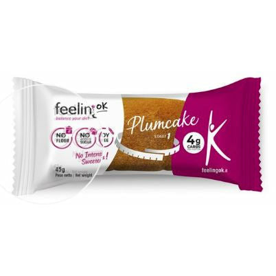 FeelingOK Keto Protein Plumcake (1 cake) BEST BY JUNE 2023 feelingok-plum-cake-1-cake Protein Snacks Vanilla Lemon FeelingOK